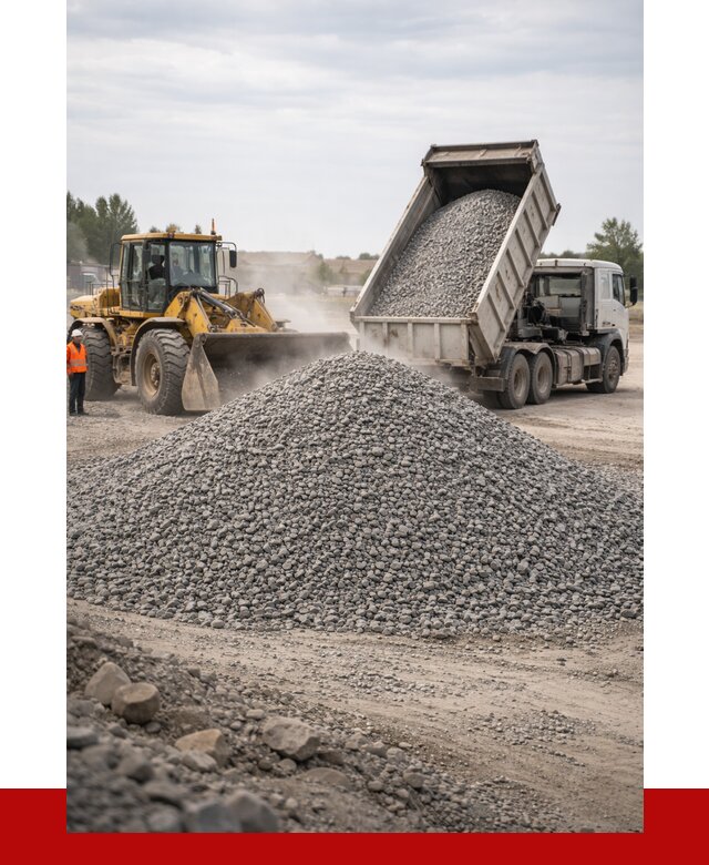 Купить щебень с доставкой в Североморске от 2674 руб. | ПРОНЕРУДСвм