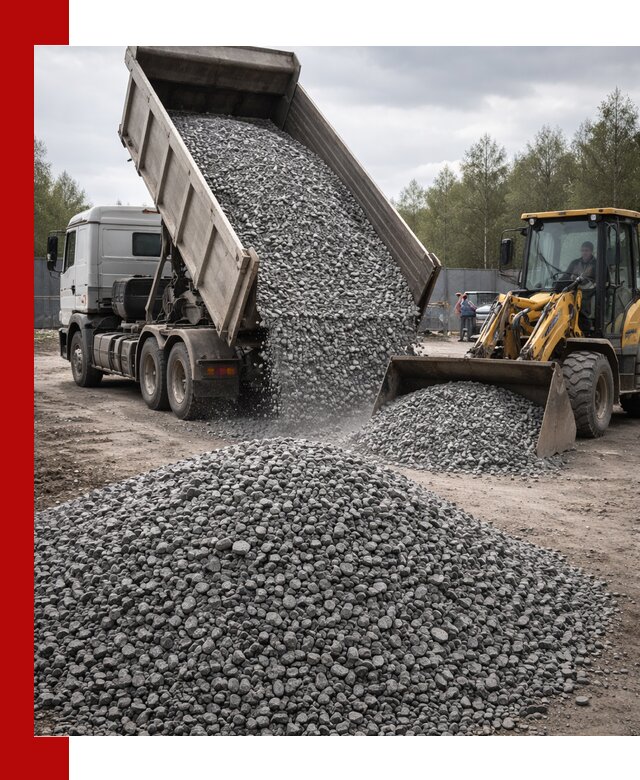 Доставка и продажа щебня гранитного в Североморске