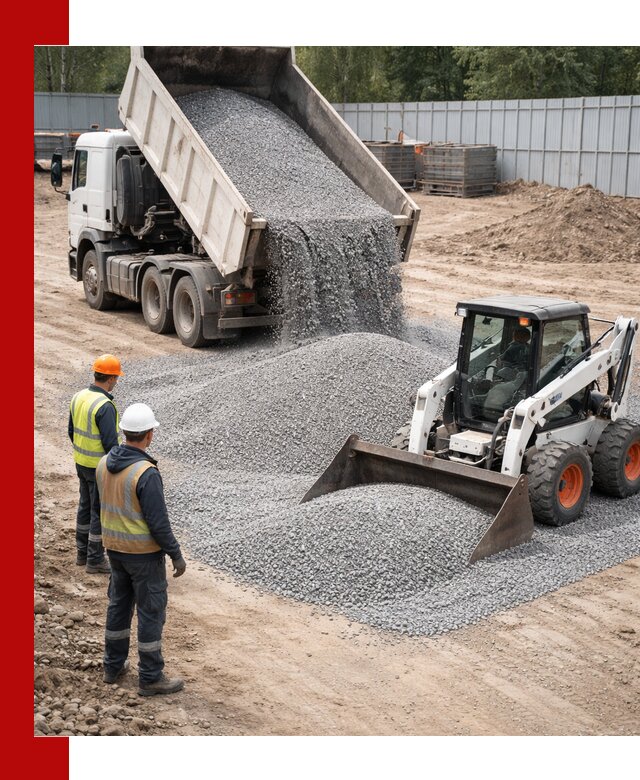 Доставка и продажа гранитного щебня фракции 0-5 в Североморске