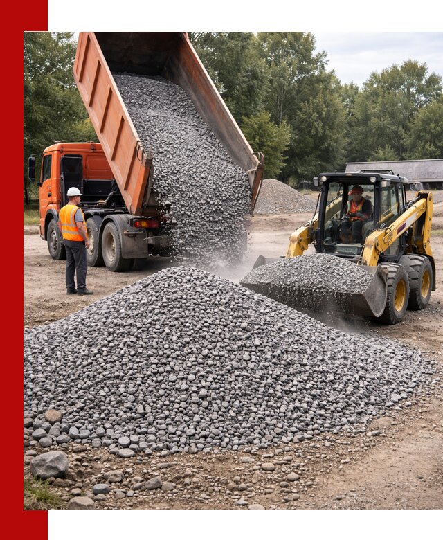 Купить гранитный щебень фракции 5–10 в Североморске с доставкой