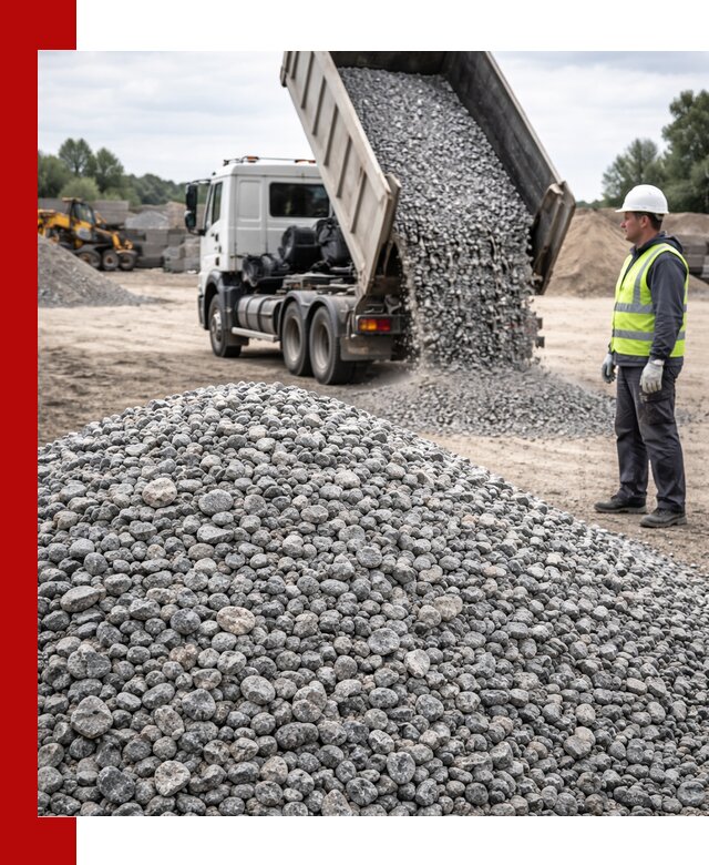 Доставка и продажа гранитного щебня фракции 5-20 в Североморске