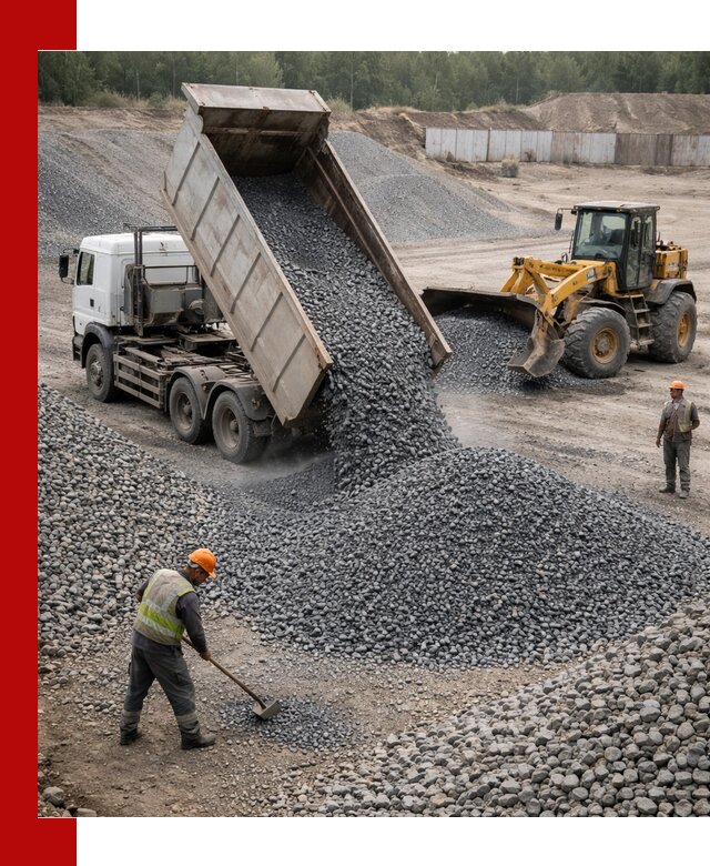 Щебень габбро-диабаз фр. 5-20 с доставкой в Североморске