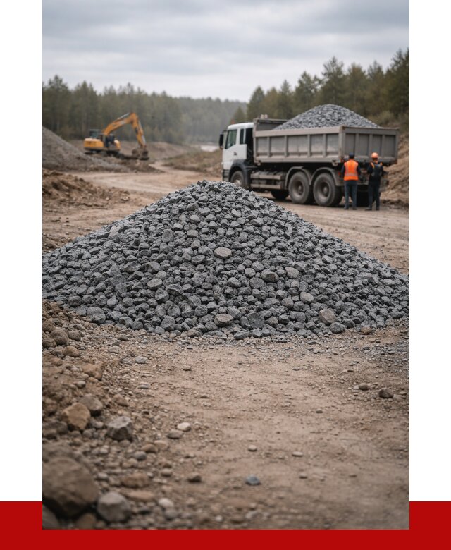 Щебень габбро диабаз фракция 40-70 в Североморске от 2353 р-ПРОНЕРУДСвм