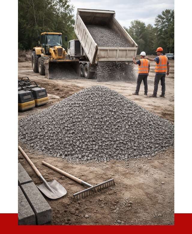 Гравийный щебень купить в Североморске от 2353 р. ПРОНЕРУДСвм
