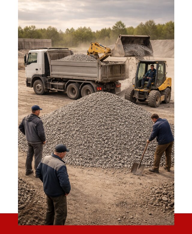 Гравийный щебень фракция 5-20 в Североморске от 2567 р. ПРОНЕРУДСвм