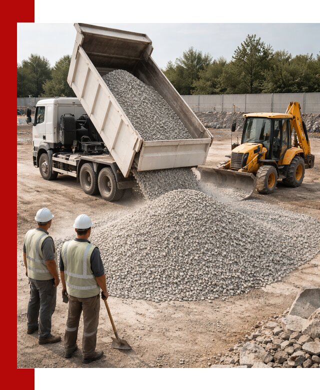 Купить известняковый щебень фракции 5–10 мм с доставкой в Североморске
