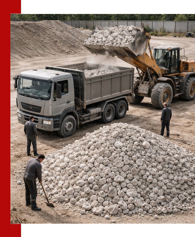 Известняковый щебень фракция 70–150 с доставкой в Североморске