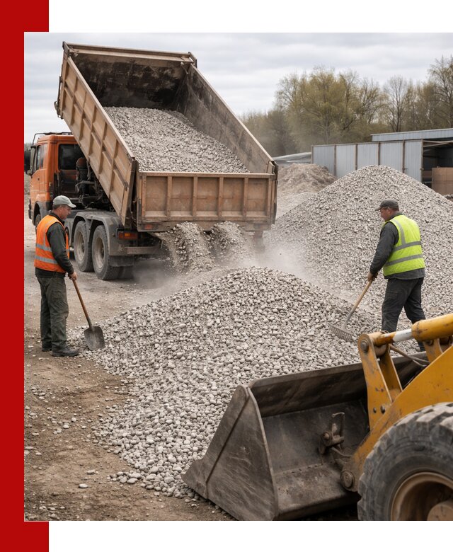 Доломитовый щебень фракции 5-20 с доставкой в Североморске