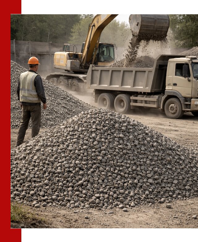 Шлаковый щебень фракция 5-20 с доставкой в Североморске