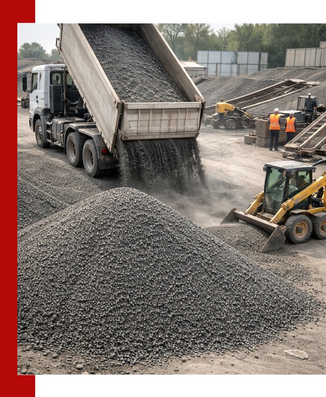 Вторичный щебень фракция 0–5 с доставкой в Североморске