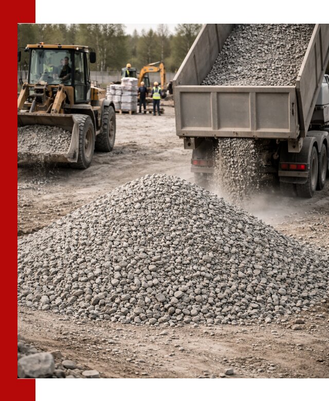 Вторичный щебень фракции 5-20 в Североморске — доставка и продажа крупнотоннажно