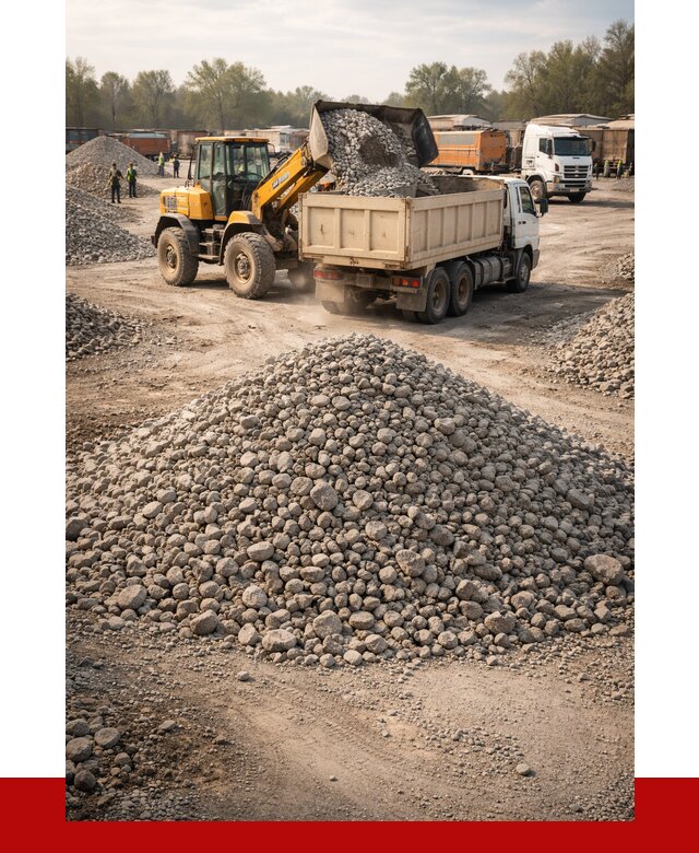 Вторичный щебень фракция 40-70 в Североморске от 1861 р, ПРОНЕРУДСвм