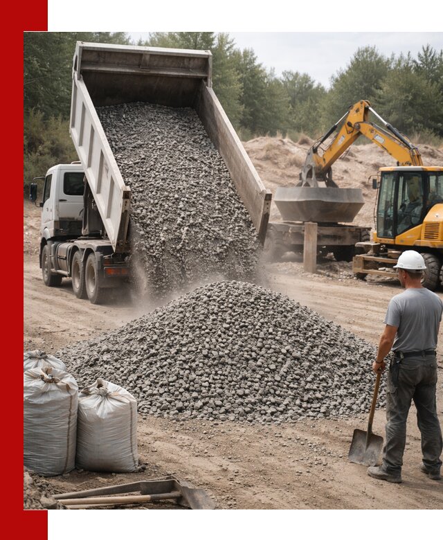 Доставка и продажа бетонного щебня в Североморске