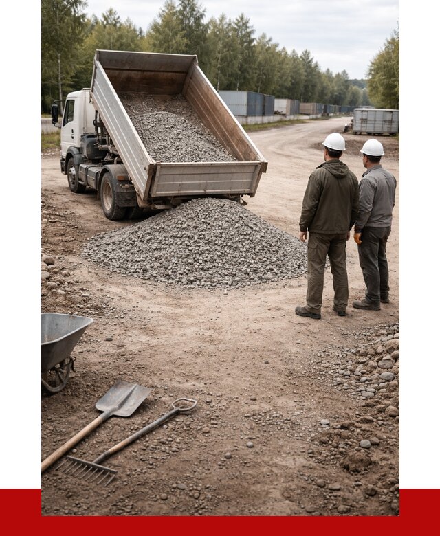 Бетонный щебень фракция 5-20 в Североморске от 3423 р., ПРОНЕРУДСвм