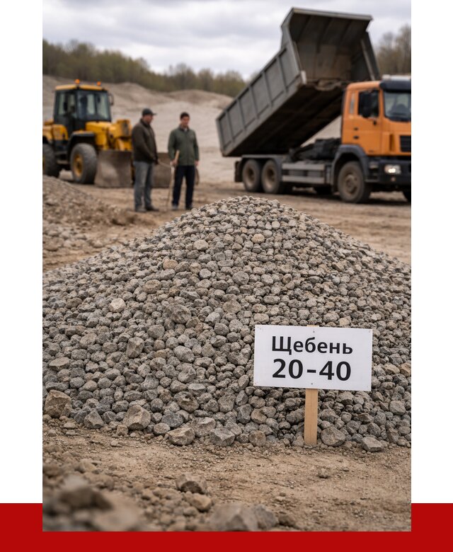 Бетонный щебень фракция 20-40 в Североморске от 2621 р. | ПРОНЕРУДСвм