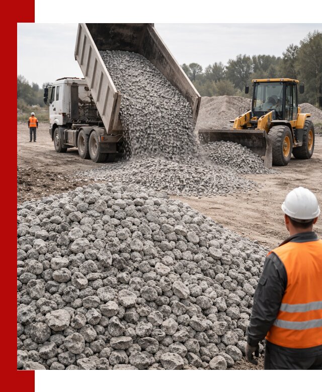 Доставка бетонного щебня фракции 20-40 в Североморске