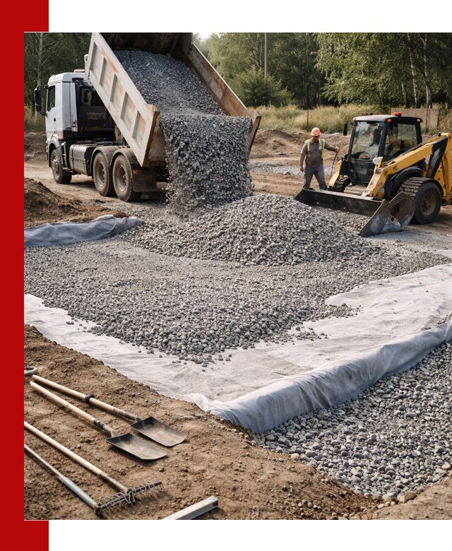 Щебень для фундамента с доставкой в Североморске