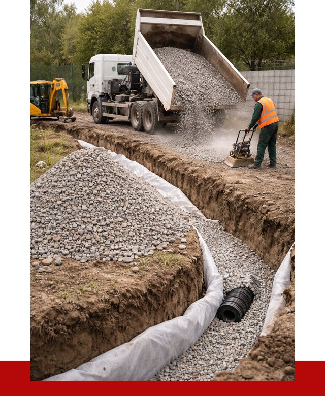 Щебень для дренажа в Североморске от 1979 р., ПРОНЕРУДСвм доставка