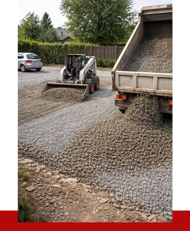 Щебень для парковки в Североморске с доставкой от 1284 р.| ПРОНЕРУДСвм