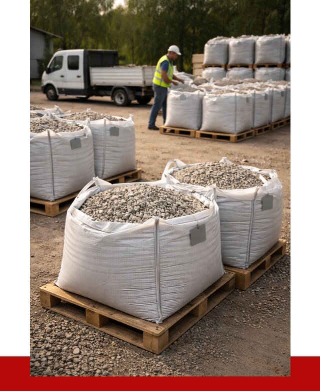 Щебень в мешках с доставкой в Североморске от 4493 р. | ПРОНЕРУДСвм