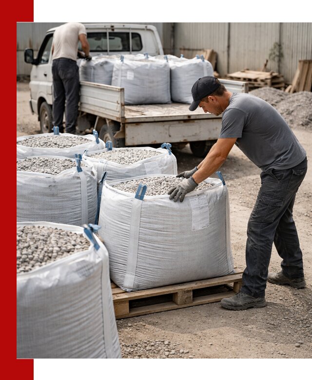 Доставка щебня в мешках по выгодным ценам в Североморске