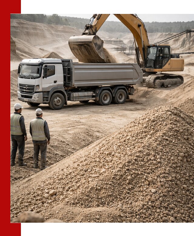 Карьерный крупнозернистый песок с доставкой в Североморске