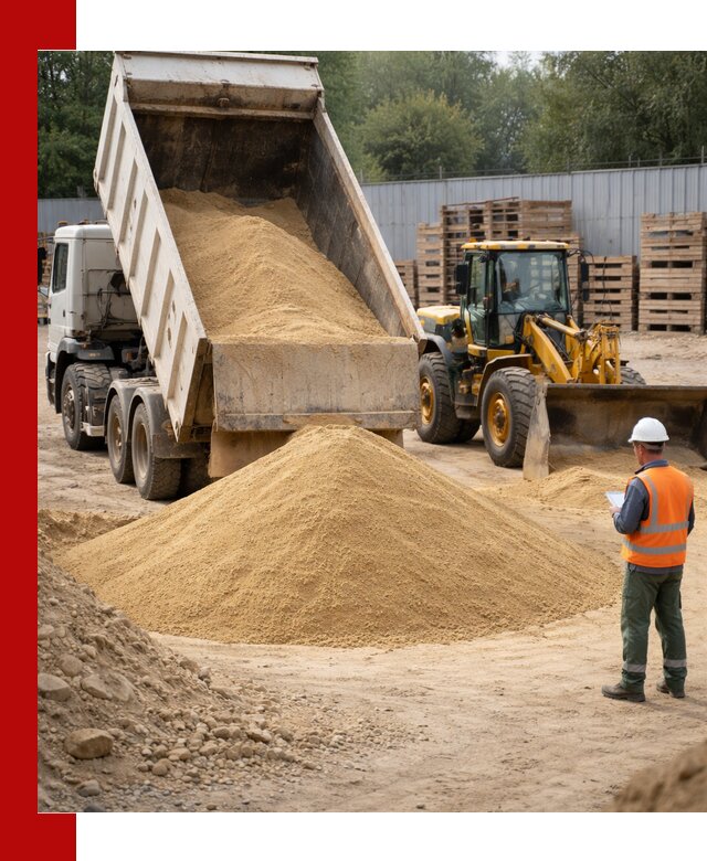 Доставка карьерного мелкозернистого песка в Североморске
