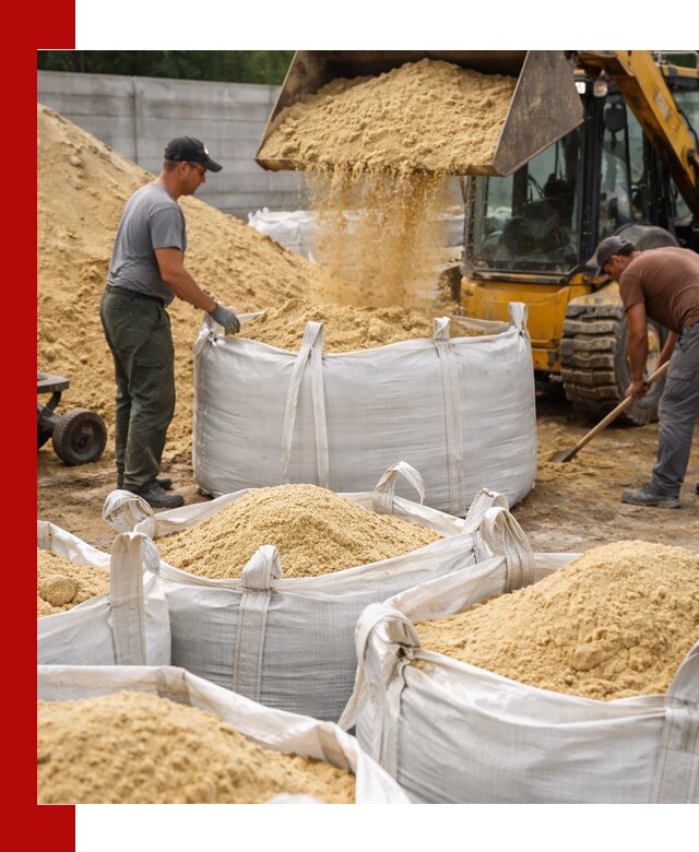 Поставка качественного песка для кладки в Североморске