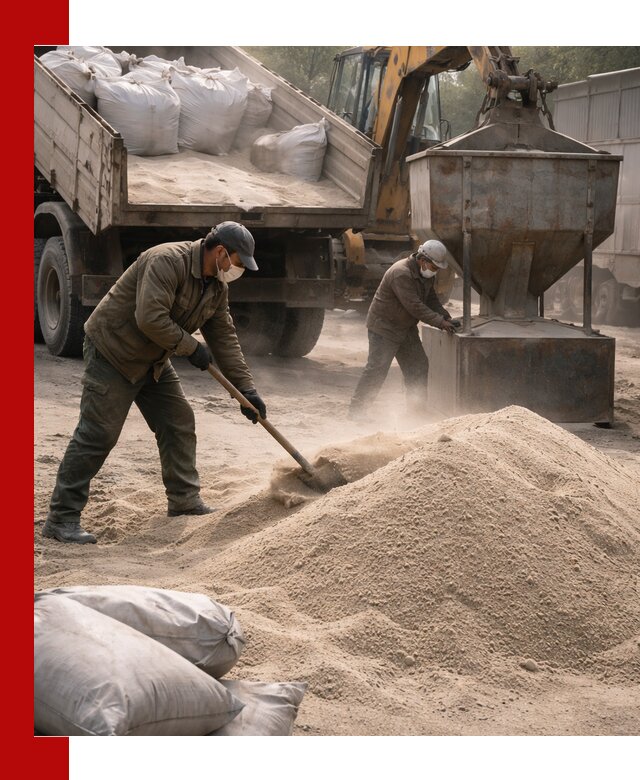 Кварцевый песок для пескоструя в Североморске — доставка и качество