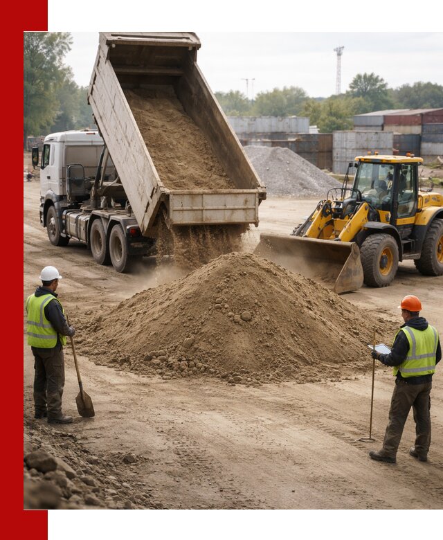 Доставка и продажа пескогрунта оптом и в розницу в Североморске