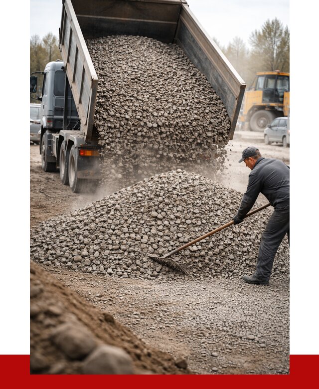 Гравий фракция 20-40 в Североморске от 2674 р. доставка | ПРОНЕРУДСвм