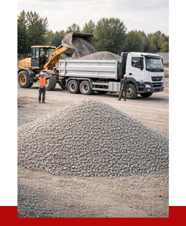 Купить мытый гравий в Североморске от 3744 р, доставка ПРОНЕРУДСвм