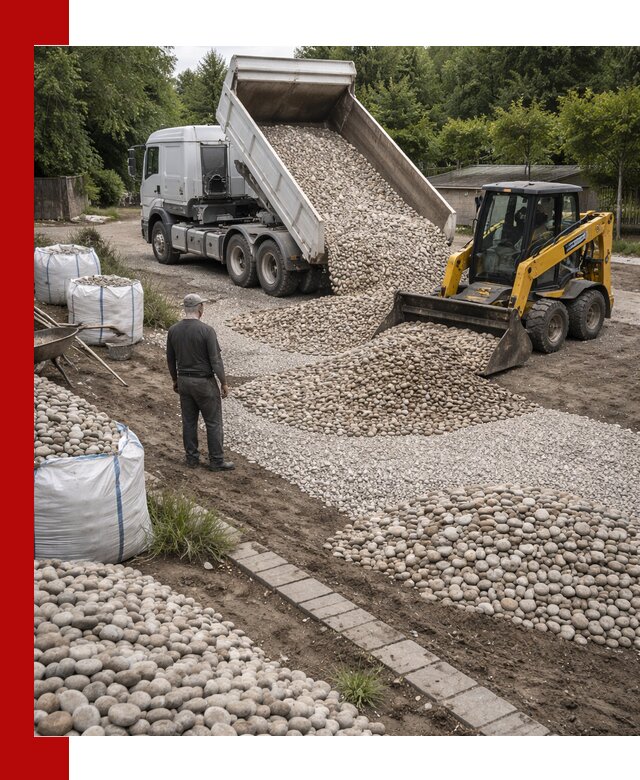 Доставка морской гальки оптом и в розницу в Североморске