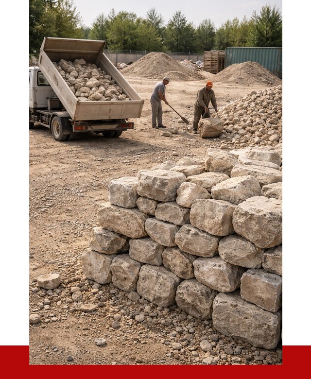 Бутовый камень известняковый в Североморске от 4493 р. | ПРОНЕРУДСвм