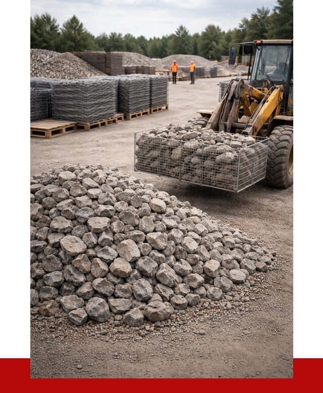 Камень для габионов фракция 70-150 в Североморске от 4493 р. | ПРОНЕРУДСвм