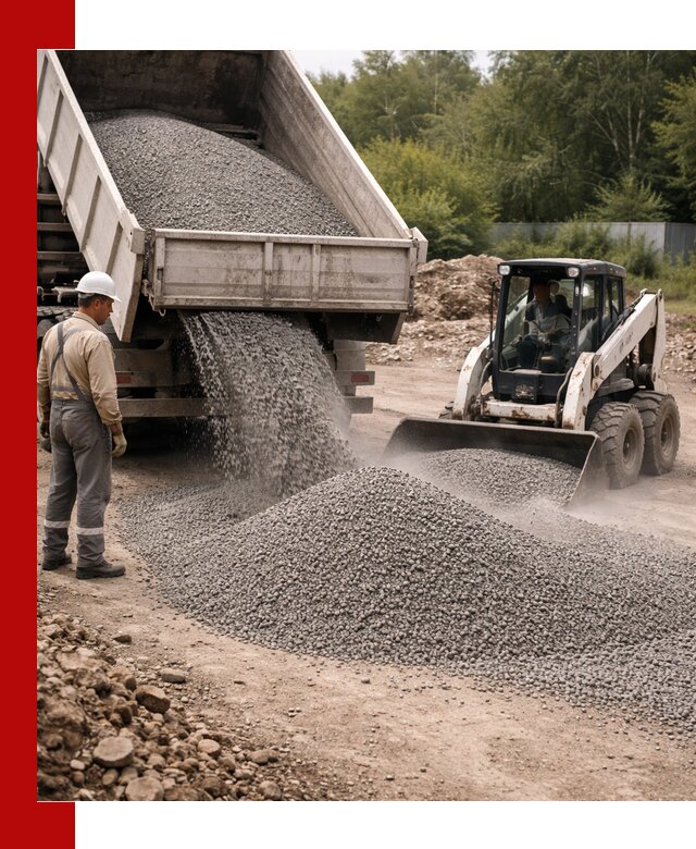 Доставка гравийного отсева 0-5 в Североморске оптом и в розницу