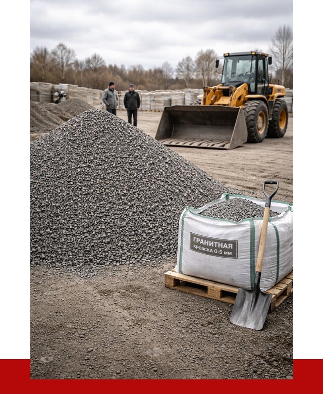 Купить гранитную крошку в Североморске от 5135 р. с доставкой | ПРОНЕРУДСвм