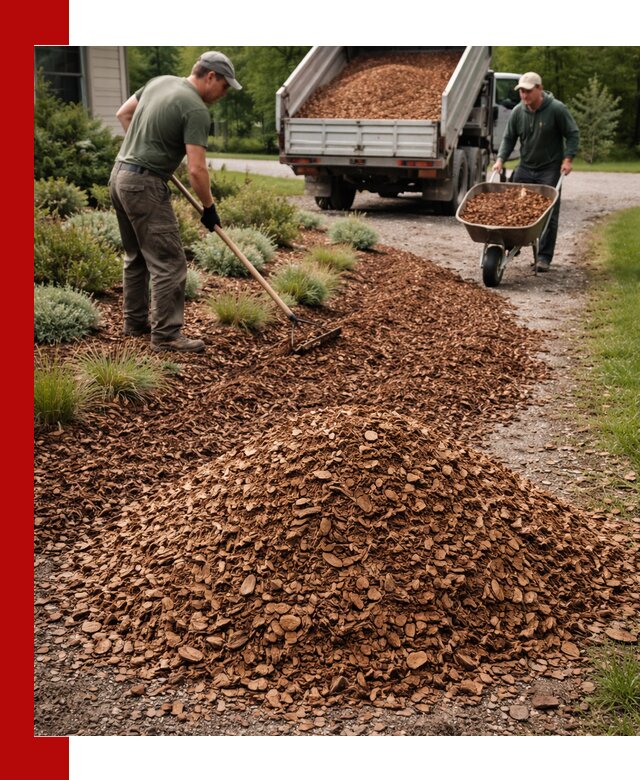 Крошка для мульчирования с доставкой в Североморске