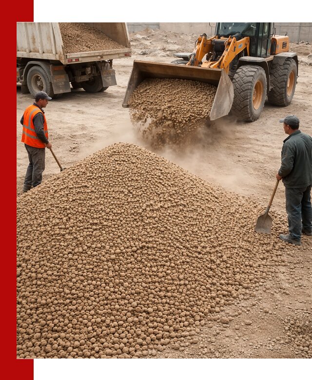 Керамзит фракция 10-20 с доставкой в Североморске