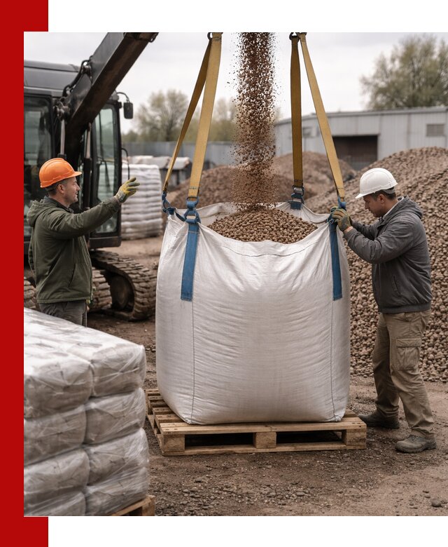 Керамзит в биг-бегах с доставкой в Североморске