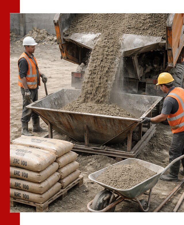 Доставка цементно-песчаной смеси М100 в Североморске