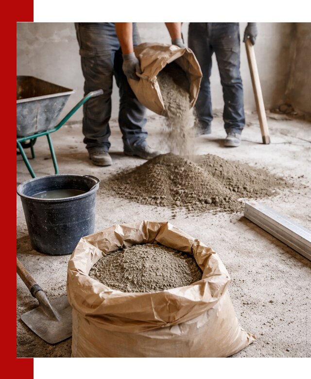 Доставка сухой смеси для стяжки в Североморске