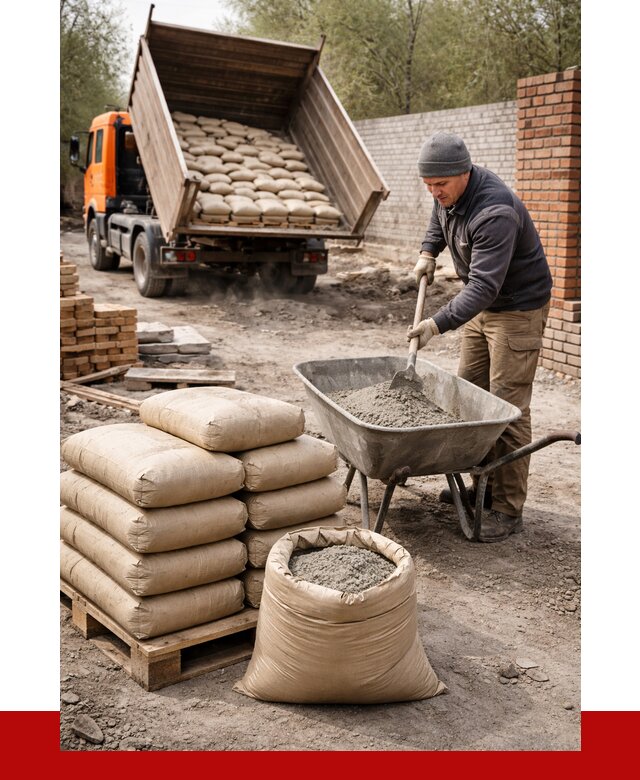 Купить сухую смесь для кладки в Североморске от 1284 р. | ПРОНЕРУДСвм