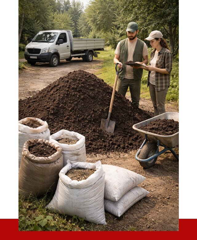 Купить грунт с доставкой в Североморске от 4814 р. за м3 | ПРОНЕРУДСвм