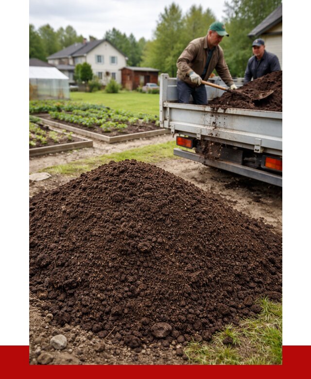 Плодородный грунт в Североморске с доставкой от 4493 р. | ПРОНЕРУДСвм