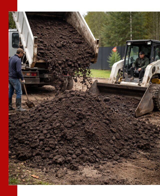 Плодородный грунт с доставкой в Североморске для садов и огородов
