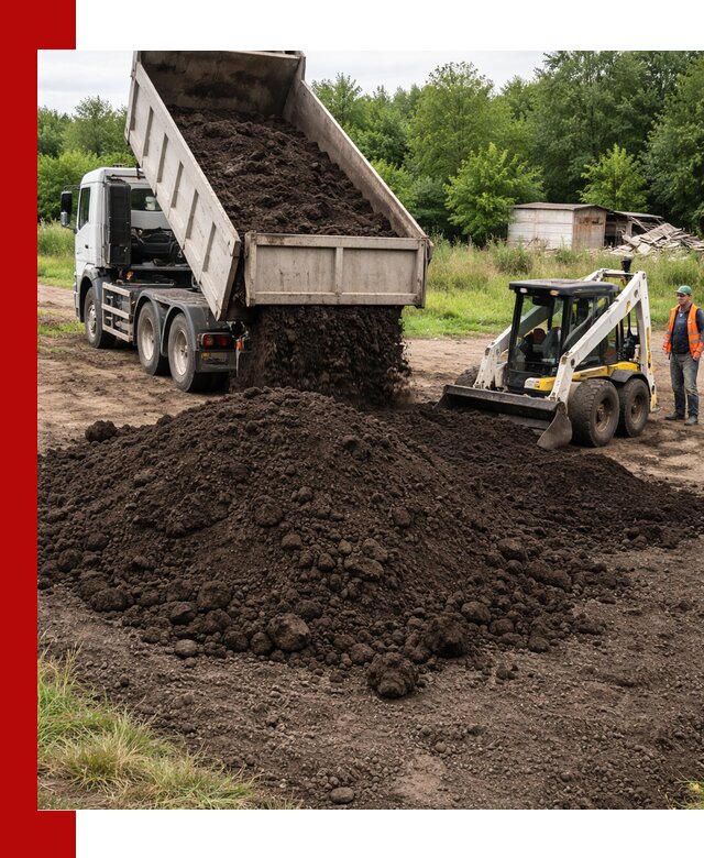 Поставка плодородной земли с доставкой самосвалом в Североморске