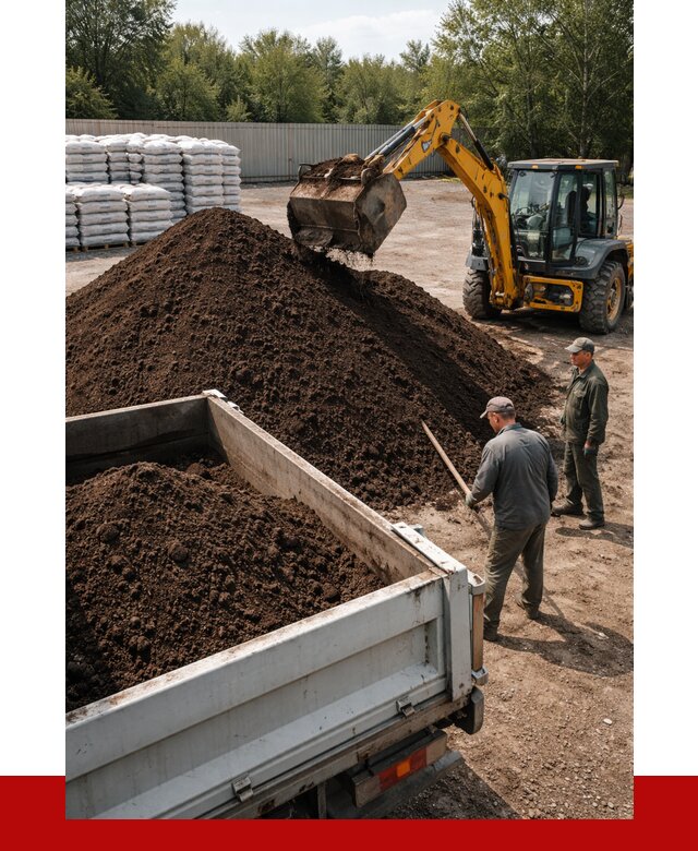 Растительный грунт с доставкой в Североморске от 3423 р. | ПРОНЕРУДСвм