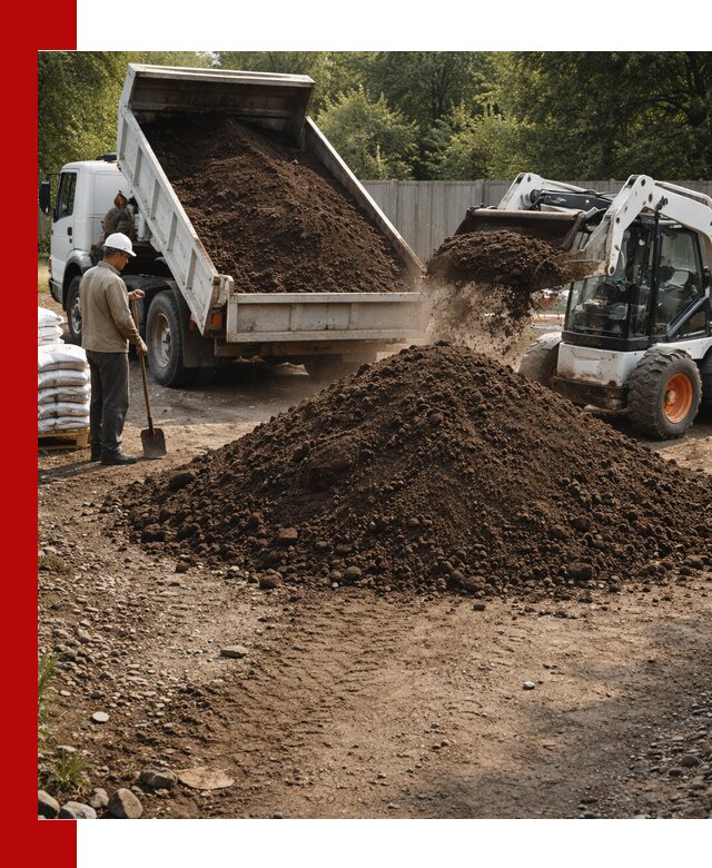 Доставка растительного грунта в Североморске от производителя оптом и в розницу