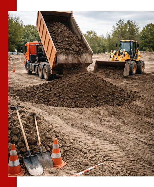 Поставка и доставка планировочного грунта в Североморске